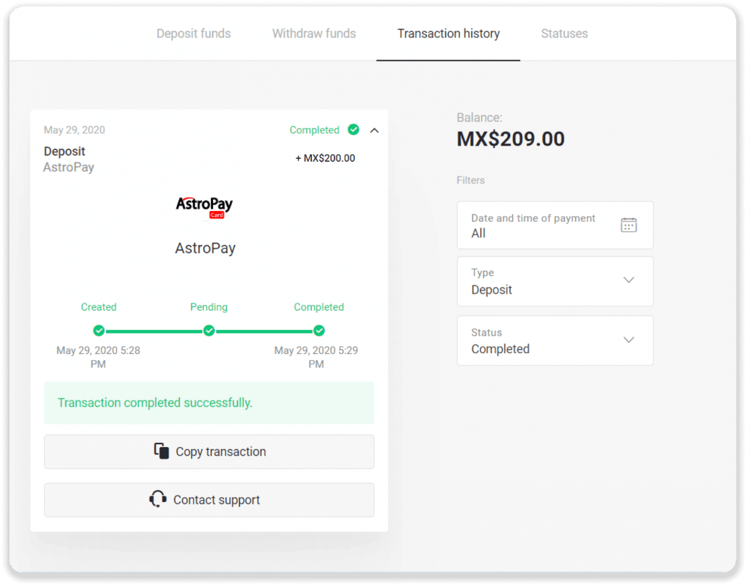 Deposit Funds in Binomo via AstroPay Card Deposit Funds in Binomo via AstroPay Card