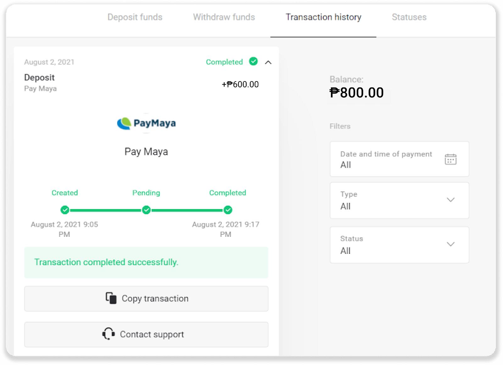 Deposit Funds in Binomo via Philippines Bank Cards (Visa / MasterCard / JCB), Bank Transfer (BDO Internet Banking) and E-wallets (GCash, GrabPay, Paymaya, Coins.ph, AstroPay, Webmoney WMZ, Advcash, Perfect Money) Deposit Funds in Binomo via Philippines Bank Cards (Visa / MasterCard / JCB), Bank Transfer (BDO Internet Banking) and E-wallets (GCash, GrabPay, Paymaya, Coins.ph, AstroPay, Webmoney WMZ, Advcash, Perfect Money)