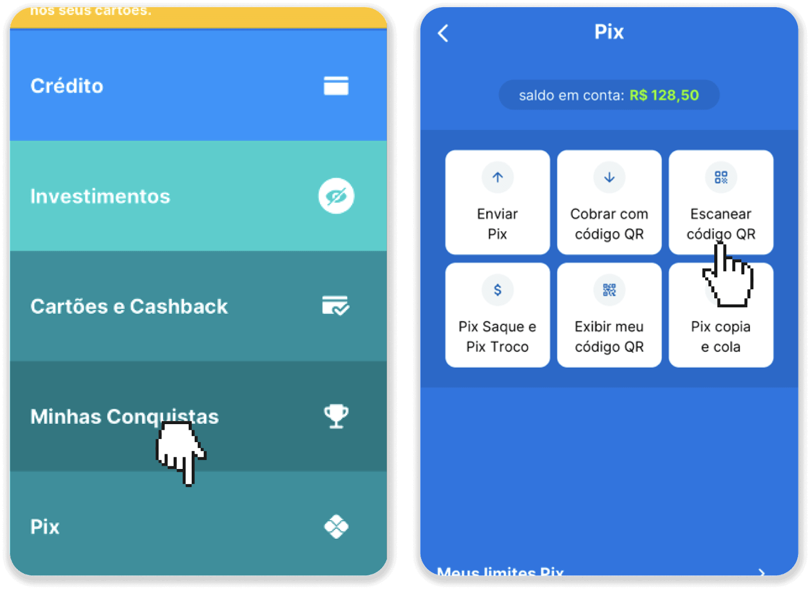 Deposite fundos no Binomo via Internet Banking Brasil (Banco Transer, Paylivre, Loterica, Itau, Boleto Rápido) e carteiras eletrônicas (Picpay, Astropay, Banco do Brasil, Santander, Bradesco, Neteller, Skrill, WebMoney, Advcash)