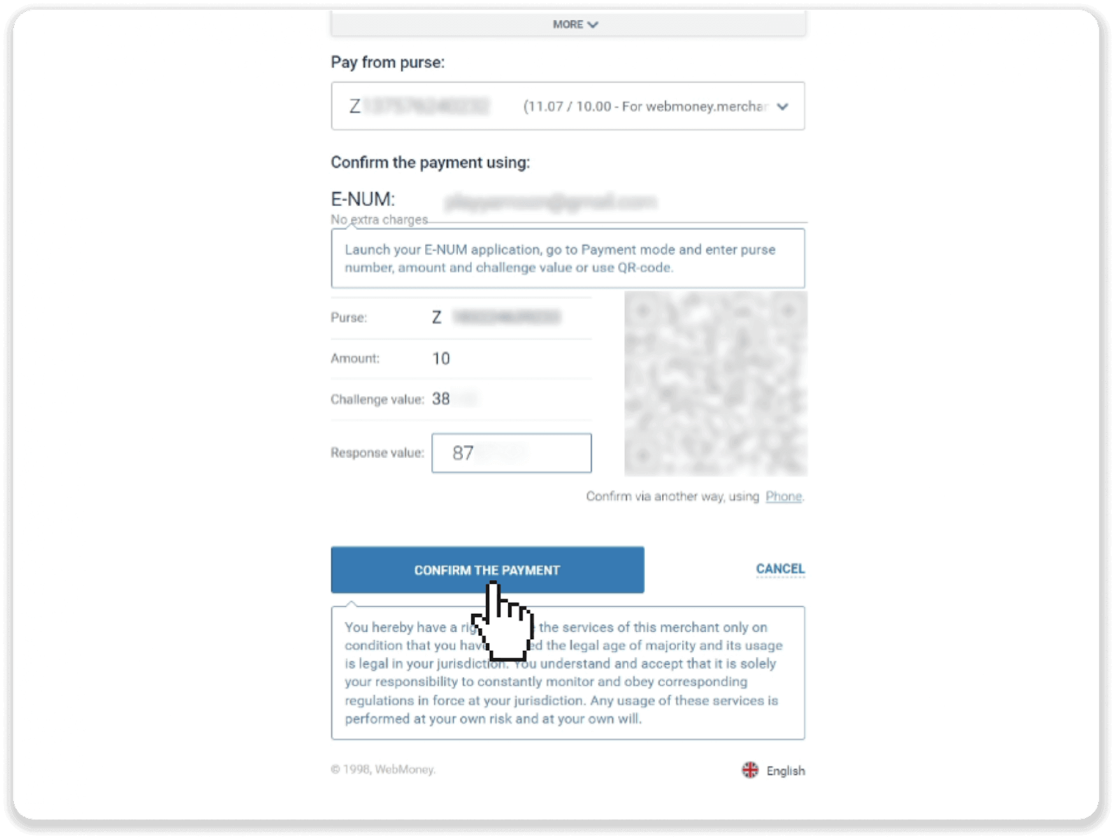 Внесите средства на Binomo через электронные кошельки (Webmoney WMZ, Picpay, Neteller, Astropay, Cash U, Skrill, ADV Cash, AstroPay Card, Perfect Money)