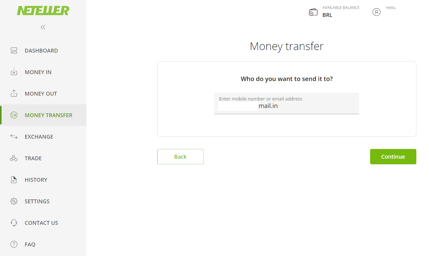 Внесите средства на Binomo через электронные кошельки (Webmoney WMZ, Picpay, Neteller, Astropay, Cash U, Skrill, ADV Cash, AstroPay Card, Perfect Money)