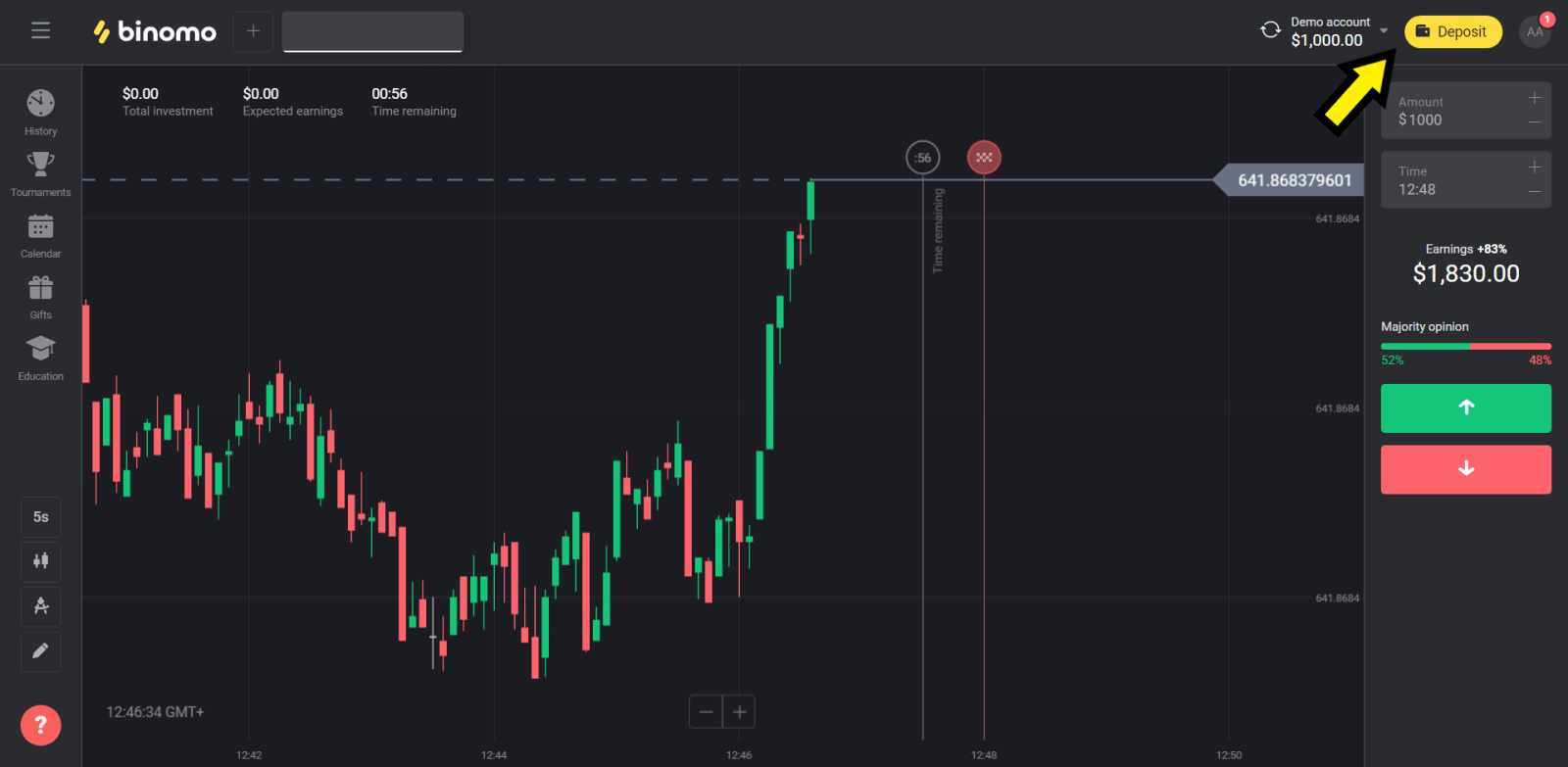 Внесите средства на Binomo через электронные кошельки (Webmoney WMZ, Picpay, Neteller, Astropay, Cash U, Skrill, ADV Cash, AstroPay Card, Perfect Money)