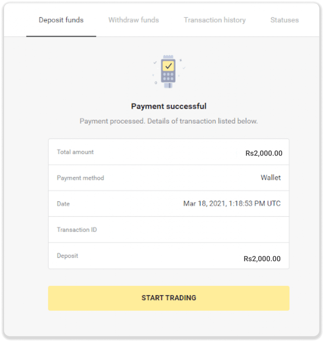 Deposit Funds on Binomo via Pakistan Internet Banking (Bank Transfer, Payment Agent) and E-wallets (CashMaal, JazzCash, Easypaisa, Mobile wallets, Raast, Perfect Money) Deposit Funds on Binomo via Pakistan Internet Banking (Bank Transfer, Payment Agent) and E-wallets (CashMaal, JazzCash, Easypaisa, Mobile wallets, Raast, Perfect Money)
