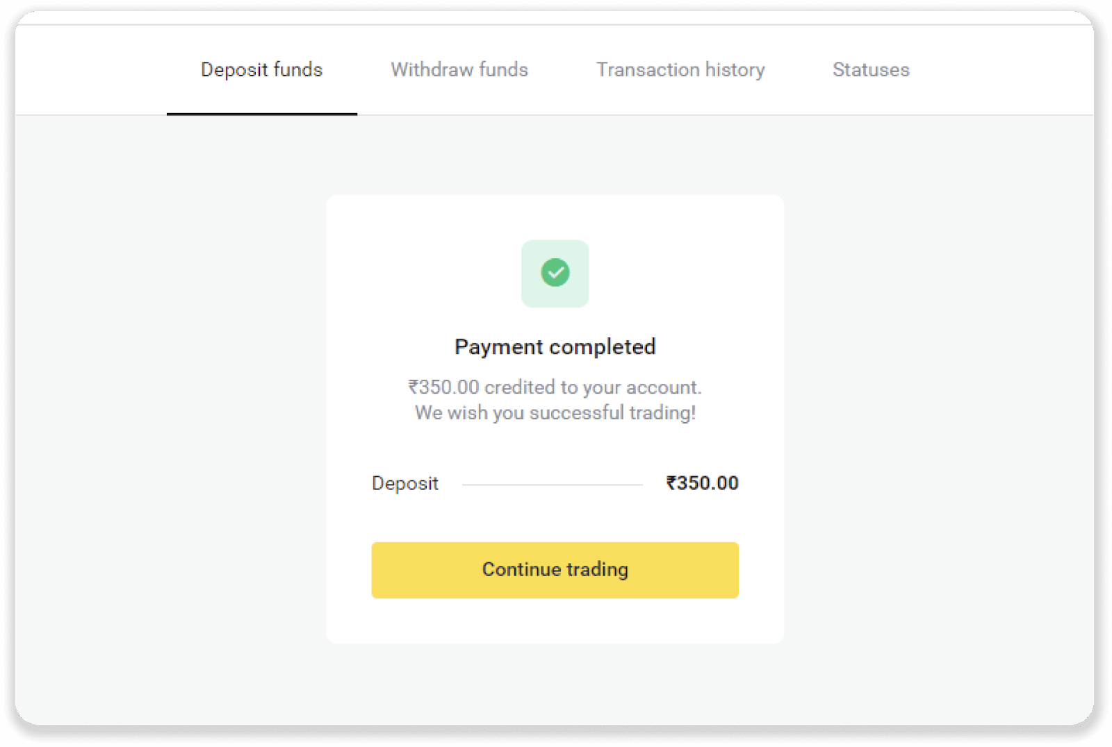 How to Deposit Funds on Binomo How to Deposit Funds on Binomo