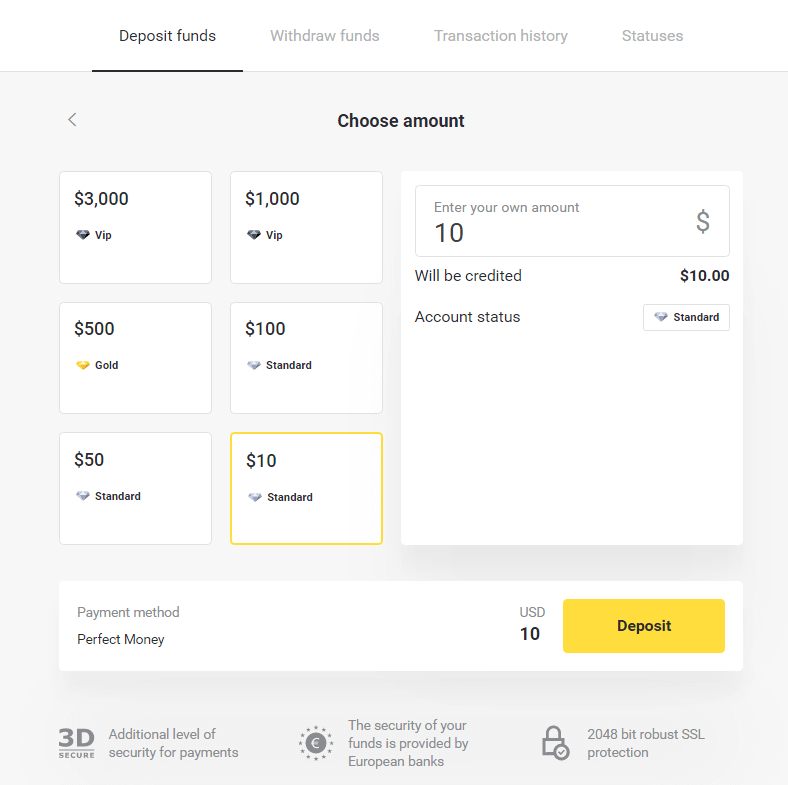 How to Deposit Funds on Binomo How to Deposit Funds on Binomo