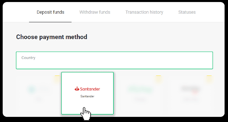 Hvernig á að skrá þig inn og leggja inn fé í Binomo