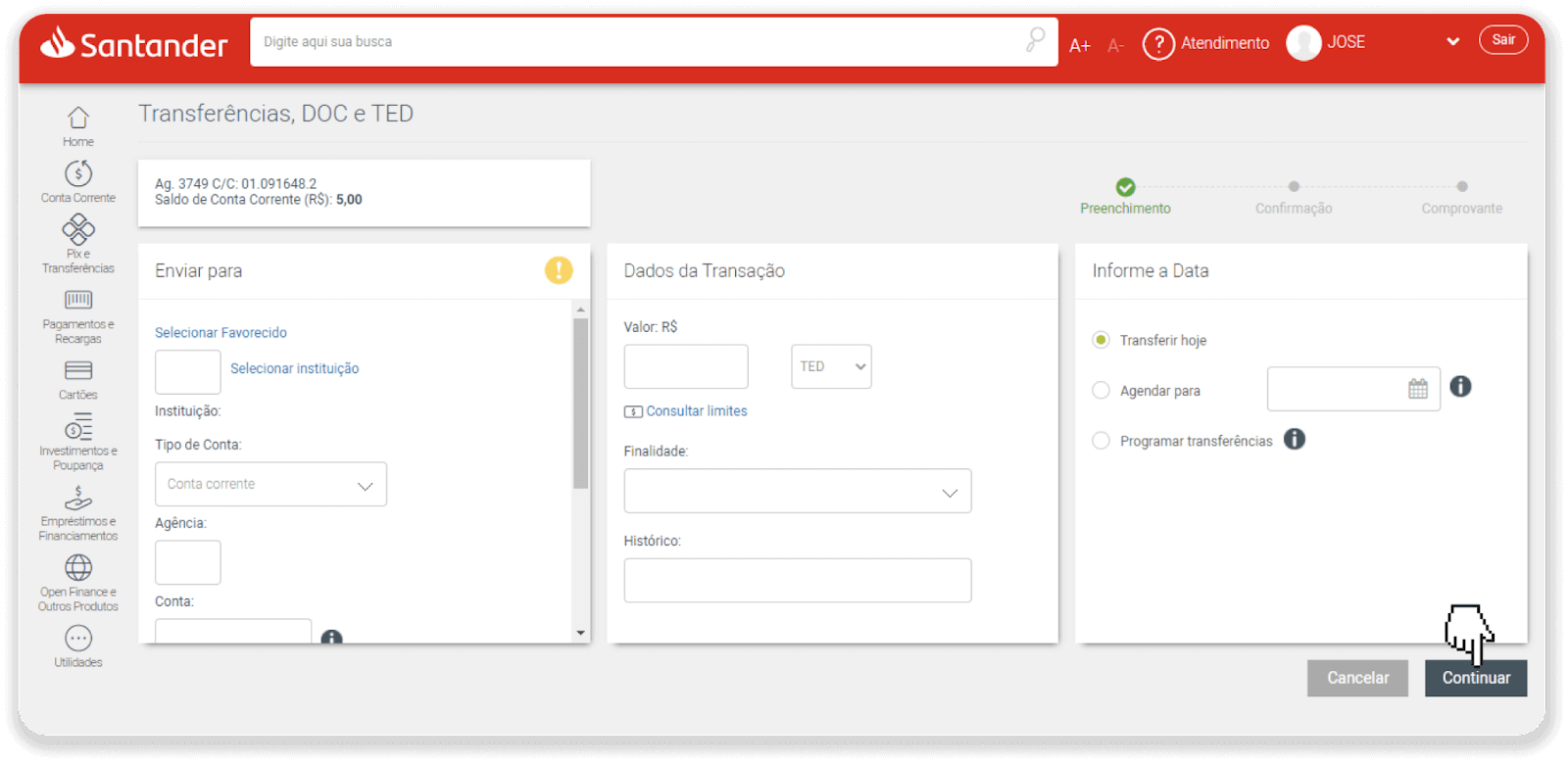 Hvernig á að skrá þig inn og leggja inn fé í Binomo