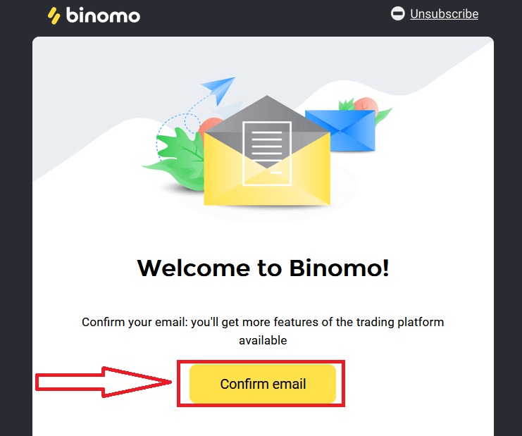 Binomo में ट्रेडिंग खाता कैसे खोलें