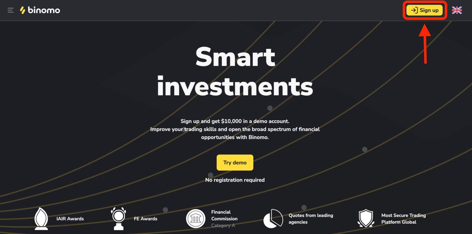 如何注册并登录 Binomo Trading 账户