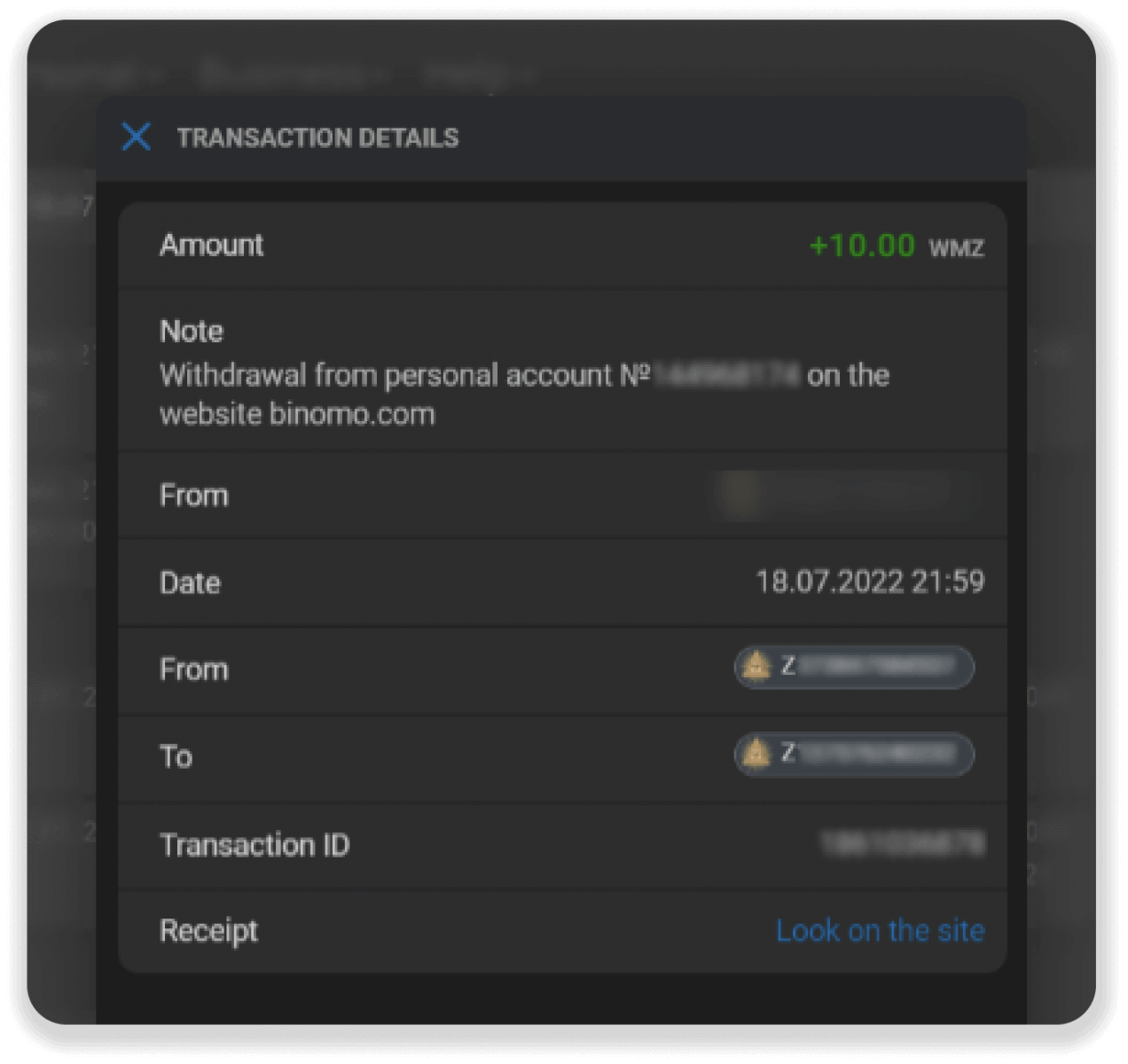 Как вывести средства из Binomo на мой электронный кошелек (Payfix, Webmoney WMZ, Tpaga, Perfect Money, ADV Cash, PayTM, Globe Pay, AstroPay, Jeton Wallet) Как вывести средства из Binomo на мой электронный кошелек (Payfix, Webmoney WMZ, Tpaga, Perfect Money, ADV Cash, PayTM, Globe Pay, AstroPay, Jeton Wallet)