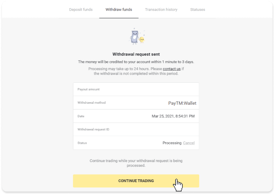 Как вывести средства из Binomo на мой электронный кошелек (Payfix, Webmoney WMZ, Tpaga, Perfect Money, ADV Cash, PayTM, Globe Pay, AstroPay, Jeton Wallet) Как вывести средства из Binomo на мой электронный кошелек (Payfix, Webmoney WMZ, Tpaga, Perfect Money, ADV Cash, PayTM, Globe Pay, AstroPay, Jeton Wallet)