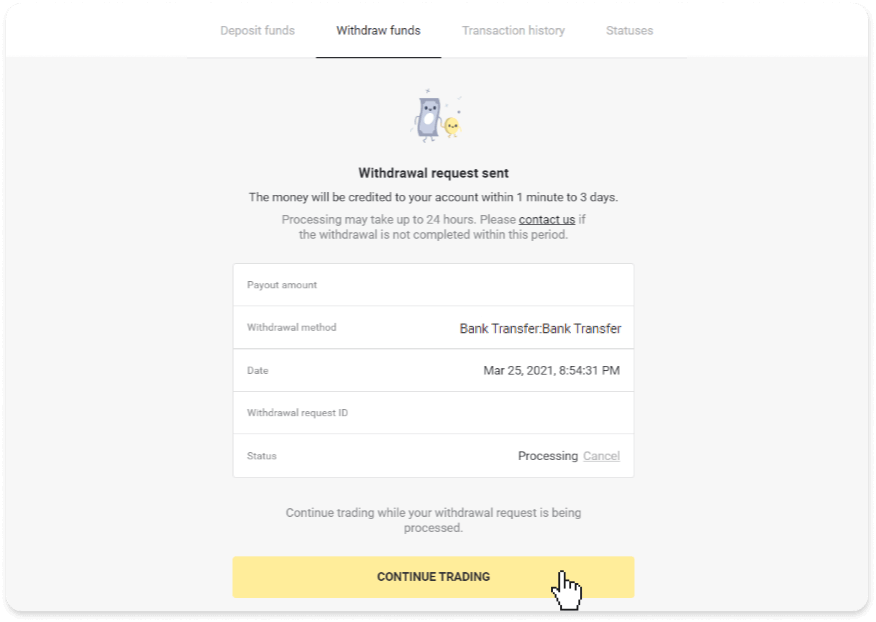 How to Withdraw Funds to my Bank Account (Bank transfer, Internet Banking, IMPS Bank Transfer, NEFT Bank Transfer, Indian Exchanger, NetBanking, Virtual Account, CEPbank, PIX) on Binomo How to Withdraw Funds to my Bank Account (Bank transfer, Internet Banking, IMPS Bank Transfer, NEFT Bank Transfer, Indian Exchanger, NetBanking, Virtual Account, CEPbank, PIX) on Binomo