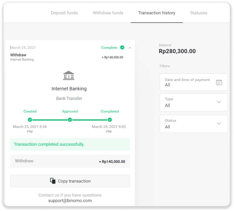 How to Withdraw Funds to my Bank Account (Bank transfer, Internet Banking, IMPS Bank Transfer, NEFT Bank Transfer, Indian Exchanger, NetBanking, Virtual Account, CEPbank, PIX) on Binomo How to Withdraw Funds to my Bank Account (Bank transfer, Internet Banking, IMPS Bank Transfer, NEFT Bank Transfer, Indian Exchanger, NetBanking, Virtual Account, CEPbank, PIX) on Binomo